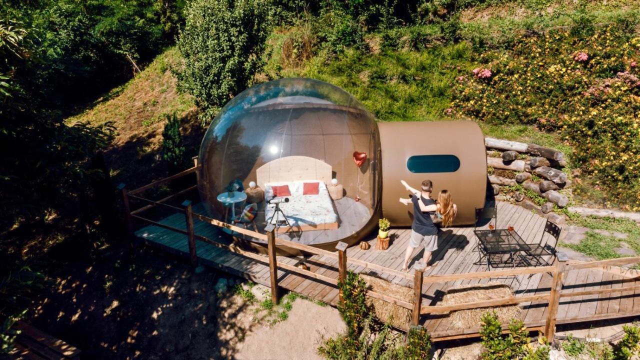 Sant'Orsola Maso La Marianna Bubble Glamping In Trentino Bed & Breakfast エクステリア 写真